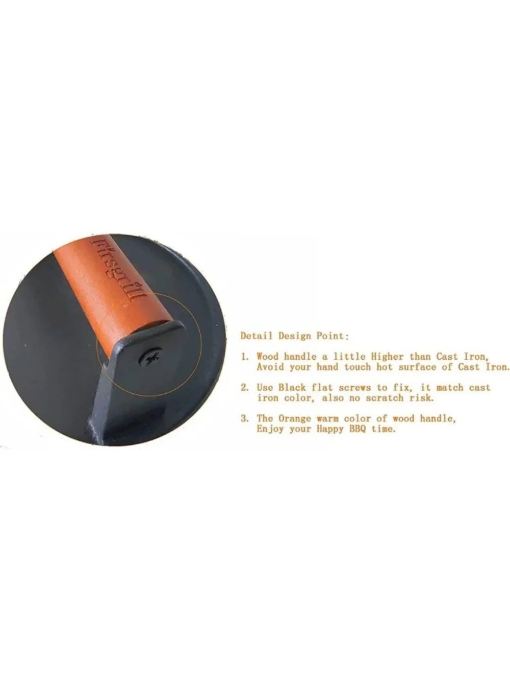 Heavy-Duty Cast Iron Burger Press Set - Round & Rectangle for Grilling & BBQ